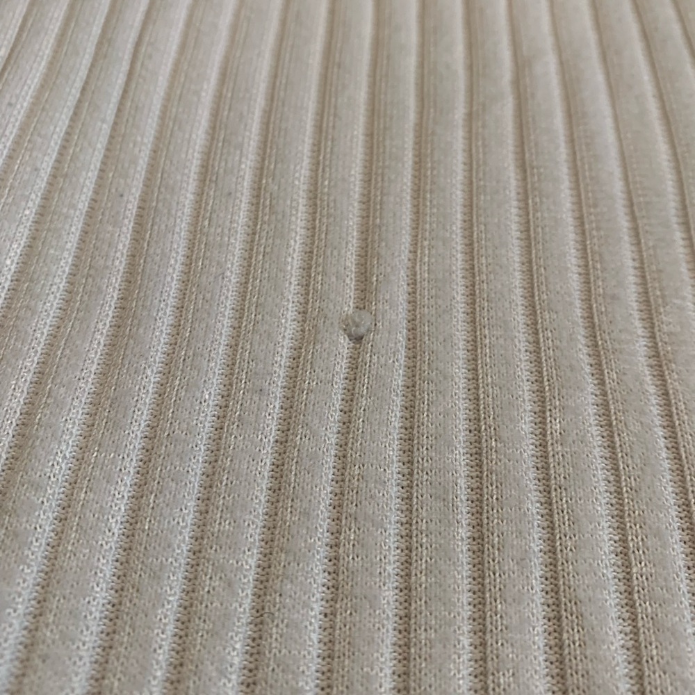George Ribbed Tank Top Cream/Off-White Size XL - Picture 5 of 6